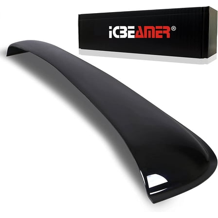 ICBEAMER 42.5" 1062mm Sunroof Wind Deflector,Universal Fit Tinted Moonroof Visor for Deflecting Noise, Rain and Windy Weather, Car Accessories Sun Shade Dark Smoke Smooth/Waterproof Double Side Tape