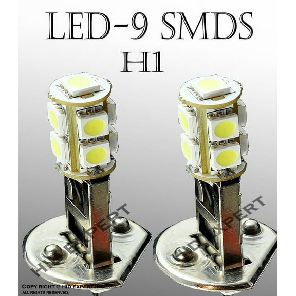 ICBEAMER LED H1 Super White High Beam Head Light Bulbs Free Shipping U.S.