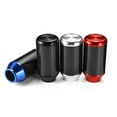 thumbnail image 1 of ICBEAMER Red Aluminum w/ Carbon Fiber 3.25" Shift Knob, Tall Fit Automatic and 4, 5 and 6 Speed Manual Transmission Vehicles, Interior Car Gear Lever Stick Shift Handle Automotive Replacement Parts, 1 of 9