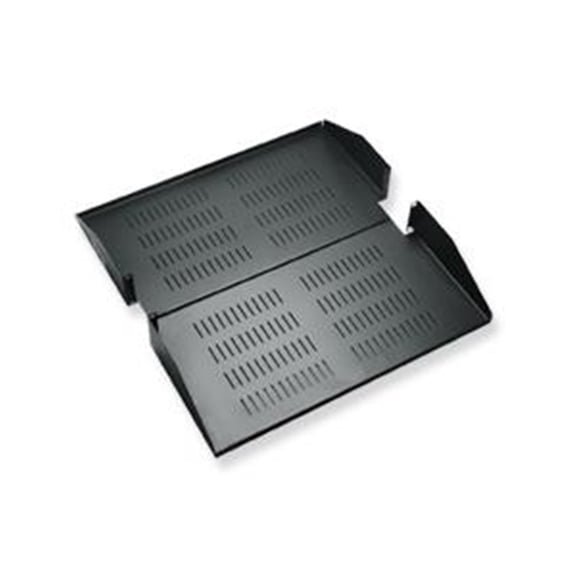 ICC 20" Deep Vented Double-Sided Rack Shelf in 2 RMS