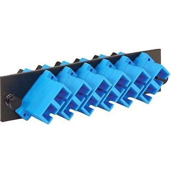 ICC 6-Port Duplex Fiber Optic Patch Panel ICFOPC16BK