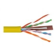thumbnail image 1 of ICC - Bulk cable - 1000 ft - 0.2 in - UTP - CAT 6 - plenum, solid - yellow, 1 of 8