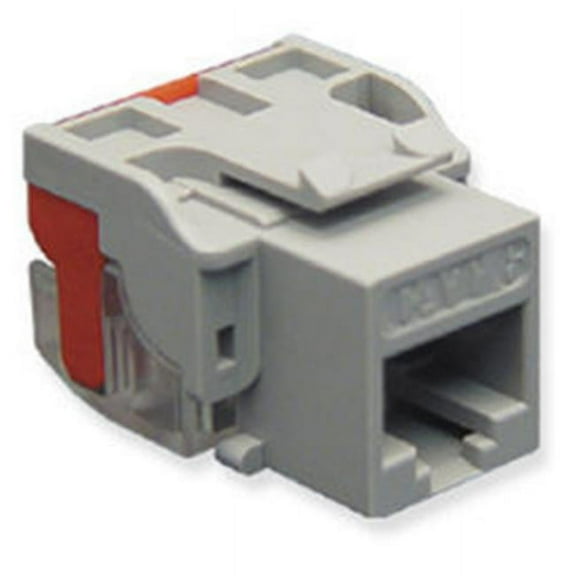 ICC Cat 6- EZ Modular Connector- Gray - 1 x RJ-45 Network Female (CAT6JACKGY)