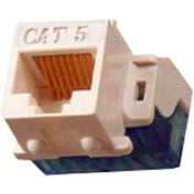 ICC IC1078E5BK Cat5E Ez Modular Keystone Jack, Rj45, Black