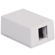 ICC IC107BC1WH Surface Mount Box 1 Port White 25 Piece Convenience Package