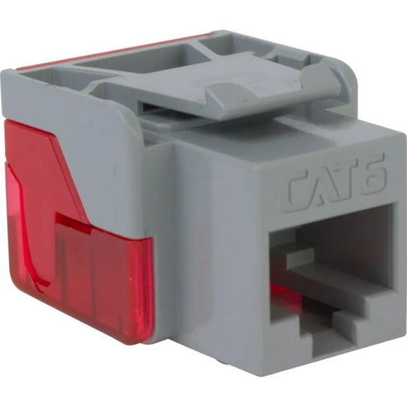 ICC ICC-CAT6JKPK-GY EZ Cat6e Modular Jacks, Gray - Pack of 25