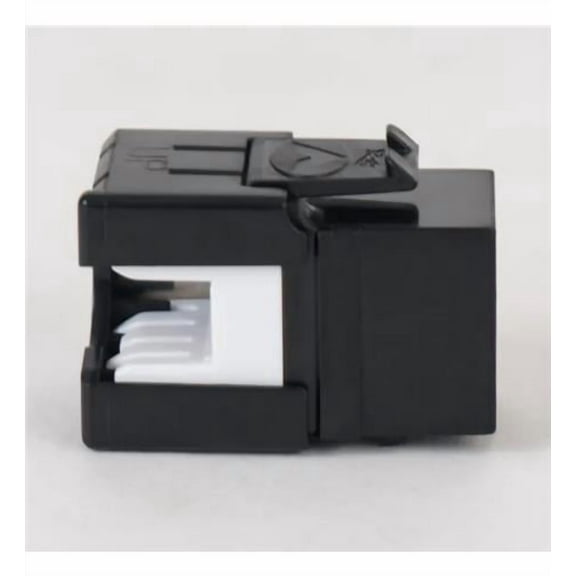 ICC ICC-IC107GACBK Black Cat 6 Network Connector Head Modules (25 Pack)