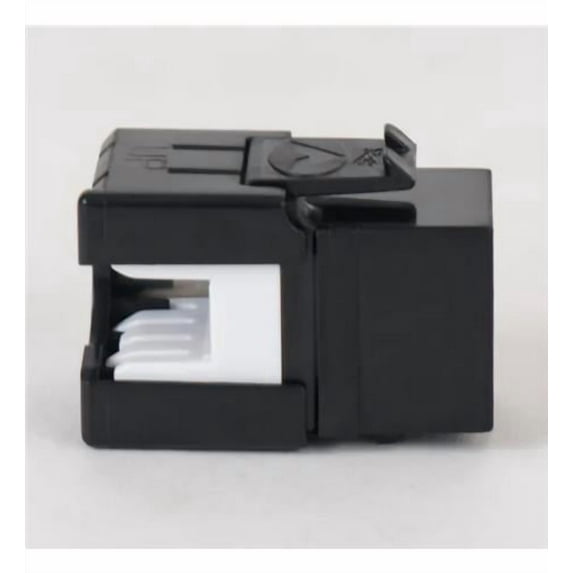 ICC ICC-IC107GACBK Black Cat 6 Network Connector Head Modules (25 Pack)