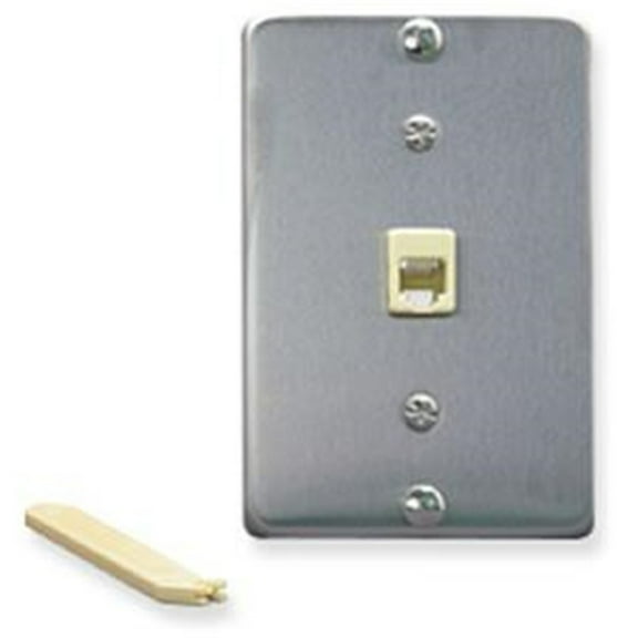 ICC ICC-IC630DA6SS Wall Plate Idc 6p6c Stainless Steel