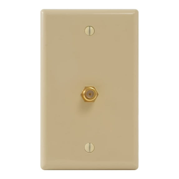 ICC ICC-IC630EG0IV Wall Plate F-Type - Ivory