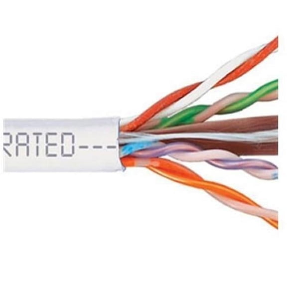 ICC ICC-ICCABT6VWH CAT6 Plenum Value Line 500 Mhz Cable, White