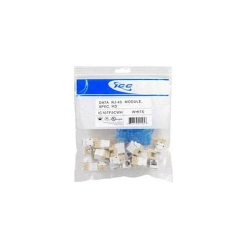 ICC ICCIC107F5CWH Module Cat 5e Hd 25 Pk White