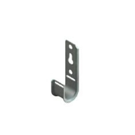 ICC J Hook; Zinc-Plated 18 Gauge Steel, 0.870 Inch x 1.040 Inch x 3.120 Inch