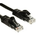 thumbnail image 1 of ICC ICPCST01BK 1 ft. Black Cat6 Clear Boot Patch Cord, 1 of 5