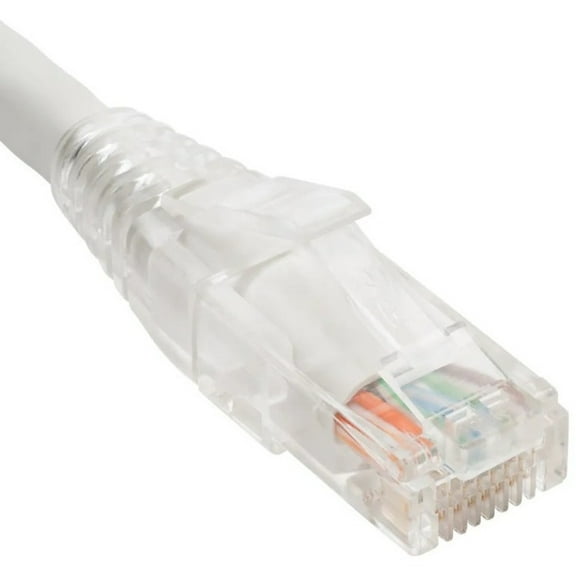 ICC CAT6 Clear Boot Patch Cord - 25 ft Category 6 Network Cable for Network Device  (ICPCST25WH)