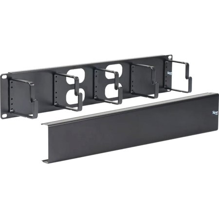 ICC Metal Vertical Ring Panel with Cover in 2 RMS and 6-Pack