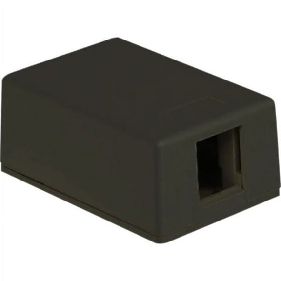 ICC SURFACE-1BK Modular Connector IC107 1-Port Black Surface Box