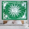 thumbnail image 1 of ICC Sun and Moon Tapestry, Black and White Tapestries Mystic Burning Sun with Star Wall Hanging decor for Bedroom 30 x 40 Inches, 1 of 4