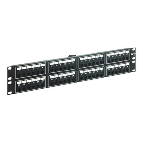 ICC Voice 8P2C Patch Panel with Female Telco in 48 Ports and 2 RMS