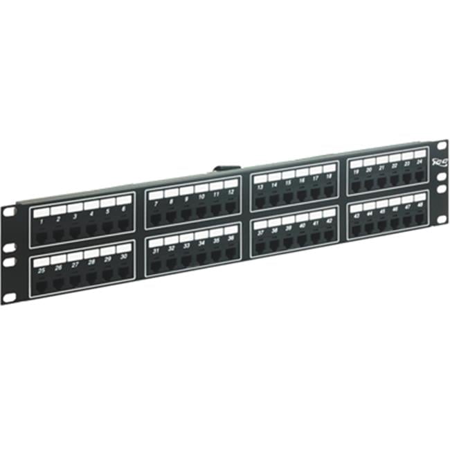 ICC Voice 8P2C Patch Panel with Female Telco in 48 Ports and 2 RMS ...
