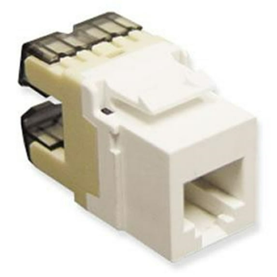 ICC Voice- RJ-11/14/25- HD- Modular Connector- White - 1 x RJ-11 (IC1076F0WH)
