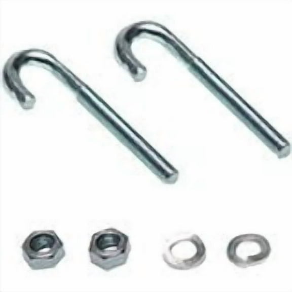 ICC ICCMSLJB01 J-Bolt Kit - J-hook - 2 Pack - Steel (ICCMSLJB01)