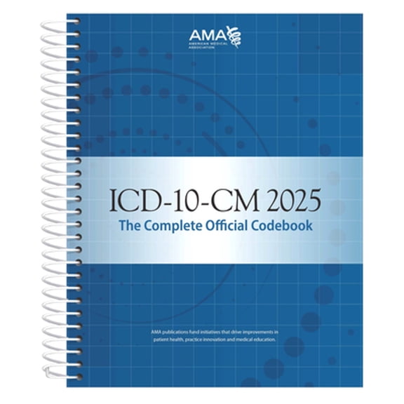 Pre-Owned ICD-10-CM 2025: The Complete Official Codebook, 9781640163102, 1640163107, Paperback,