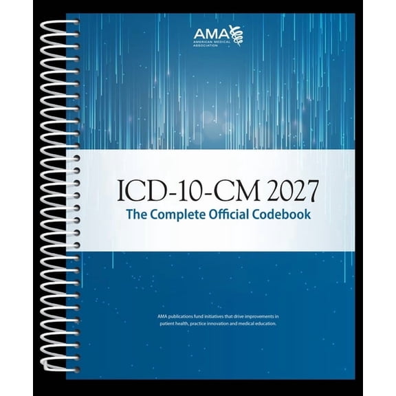 ICD-10-CM 2027: The Complete Official Codebook, (Spiral-Bound)