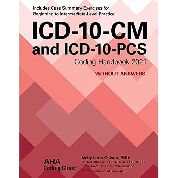 Pre-Owned ICD-10-CM and ICD-10-PCs Coding Handbook Without Answers 2021 (Paperback) 1556484542 9781556484544
