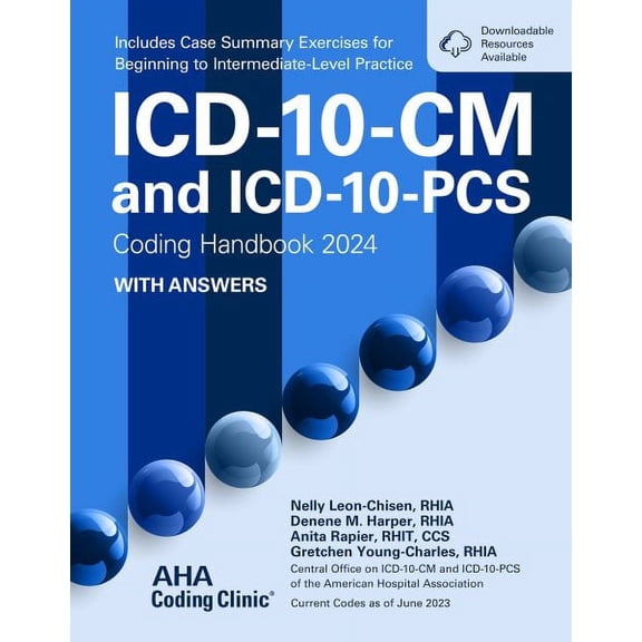 Pre-Owned ICD-10-CM and Icd-10-pcs Coding Handbook, With Answers, 2024, 9781556484919, Paperback, Answer Key