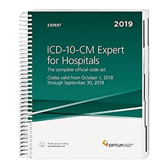 Pre-Owned ICD-10-CM Expert for Hospitals 2019 (Spiral) (Paperback) 162254434X 9781622544349