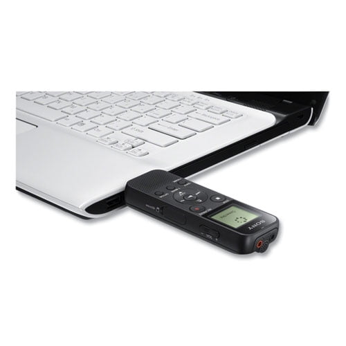 Open Box ICD-PX370 Digital Voice Recorder, 4 GB, Black