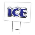 thumbnail image 1 of ICE 18"x24" Yard Sign & Stake | Advertise Your Business | Stake Included Image On Front Only | Made in The USA, 1 of 3