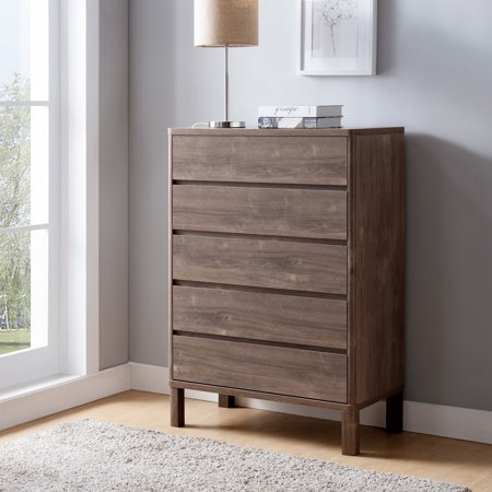 ICE ARMOR Hazelnut Chest with 5 Drawers