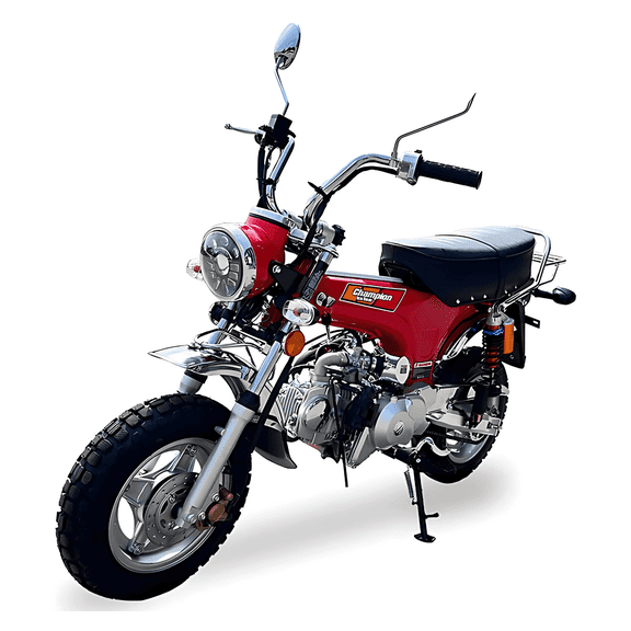 ICE BEAR PBZ125-2 DLX Champion, 125cc, 4-Stroke, Semi-Automatic 4-Speed, Electric/Kick Start, Disc/Drum Brakes, 28.7 in Seat Height, (Red)