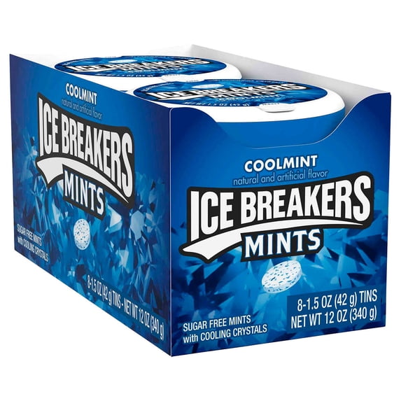 Product Of Ice Breakers, Mints Coolmint Can, Count 8 (1.5 oz) - Mints / Grab Varieties & Flavors
