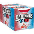 thumbnail image 1 of ICE BREAKERS DUO STRAWBERRY Sugar Free Mints Tins, 1.5 Oz. 1 Pack (8 Count), 1 of 5