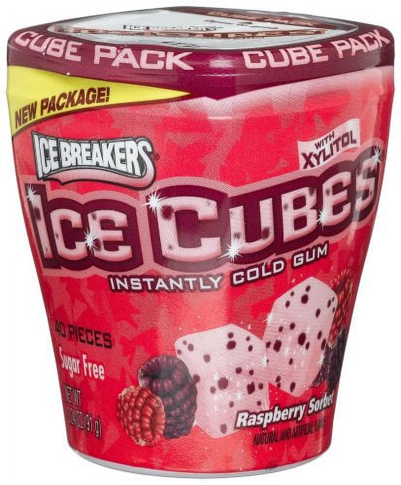 ICE BREAKERS ICE CUBES Sugar Free Gum (Pack of 4)