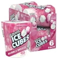 ICE BREAKERS Ice Cubes Bubble Breeze Sugar Free Chewing Gum Bottles, 3.