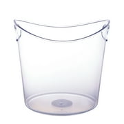 1 Count, 9 x 9.4 IN Clear Plastic Ice Bucket, by Way To Celebrate
