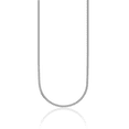 Solidification Ice ICE CARATS 14K Solid White Gold 2.4mm Thin Link Curb Chain Necklace ...