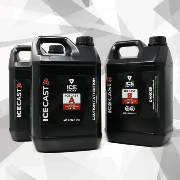 ICE-CAST Deep Pour Crystal Epoxy 3 gallons
