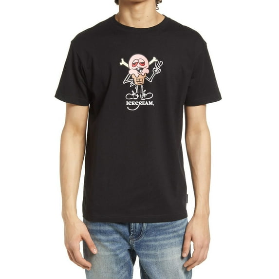 ICE CREAM Male Adult L 421-1204-BLK Black