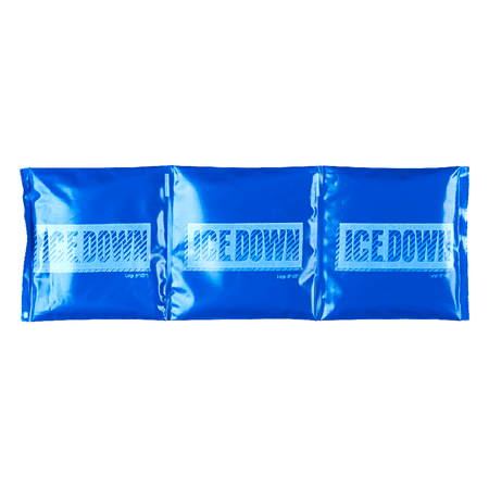 ICE Down Large Reusable Ice Pack for Pain Relief, Cold Therapy for All Muscles and Joints, 23" x 8"