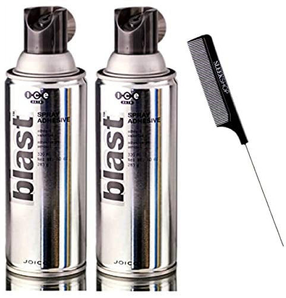 ICE Hair BLAST SPRAY ADHESIVE SPIKER Aerosol Hairspray (w/ Sleek Comb