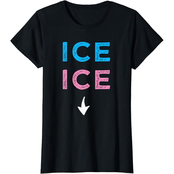 ICE ICE Twice Funny Pregnancy Announcement Shirt T-Shirt
