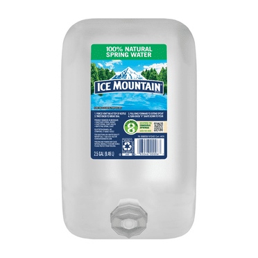 Ice Mountain Spring Water, 2.5 gal, Single Plastic Jug