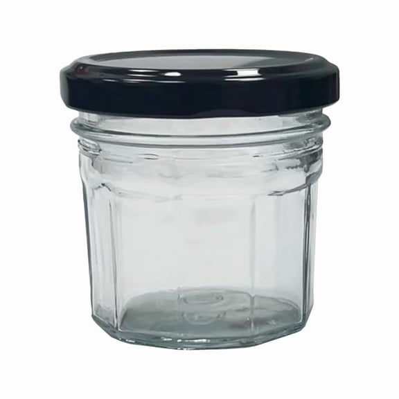 ICE N COLD 3.7 oz / 110ml Multi-Use Glass Jars with Leakproof Clear Lid, Reusable & Eco-Friendly  Ideal for Jams, Sauces, Spices; Lead -Free and BPA-Free Glass Bottle (24)