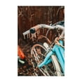 thumbnail image 1 of ICE STORM #3 - Austin Texas Photography Bicycle Winter Vintage Rustic Snow Street Photography Unframed Wall Art Print 16 x 24 inches, 1 of 60
