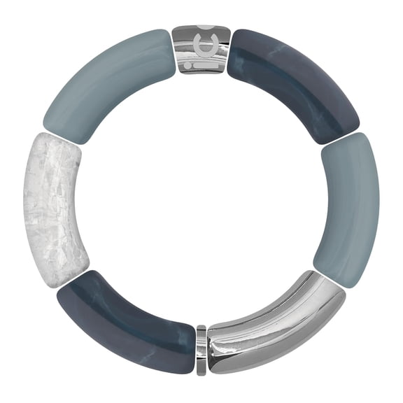 ICE-WATCH - ICE - Ice Jewelry Bella Bracelet - Blue silver midnight Fashion Bracelet for Women (023551) - Splash-Proof - Sober, Chic, Elegant Bracelet - 160 to 230 mm Length